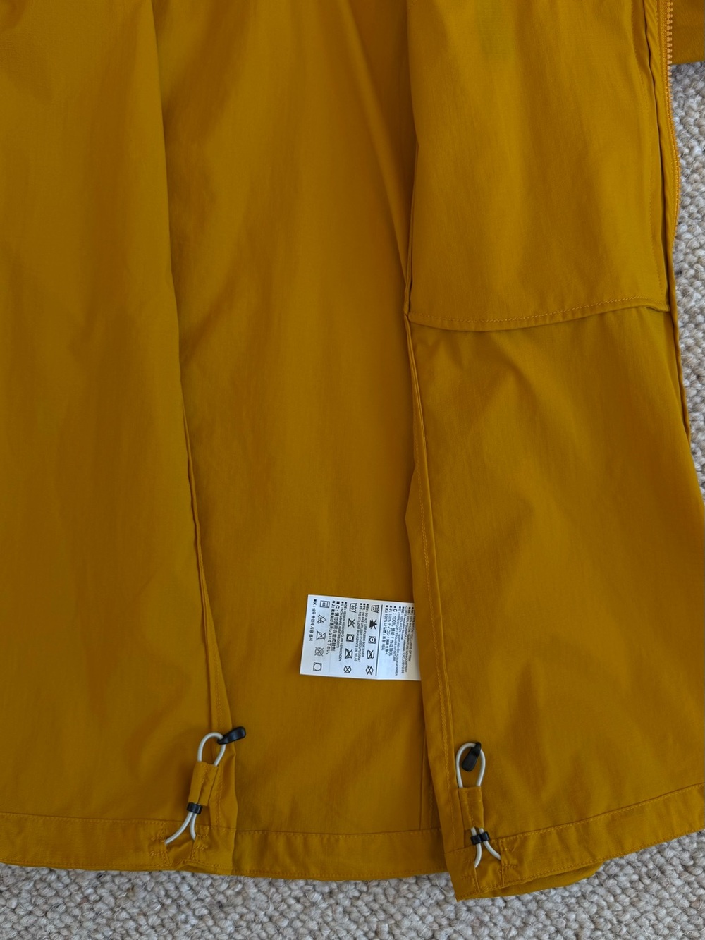 Arc’teryx Women’s Lightweight Hooded Jacket Size M Mustard Yellow - Picture 9 of 9